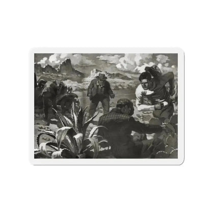 Beginning - Rockaby Brady (1), Liberty magazine, December 3, 1938 (Magazine Illustration) Refrigerator Magnet - The Sticker Space