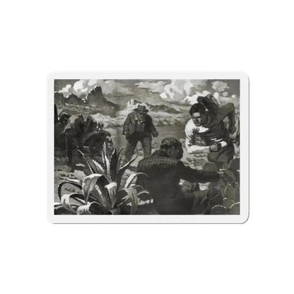 Beginning - Rockaby Brady (1), Liberty magazine, December 3, 1938 (Magazine Illustration) Refrigerator Magnet - The Sticker Space