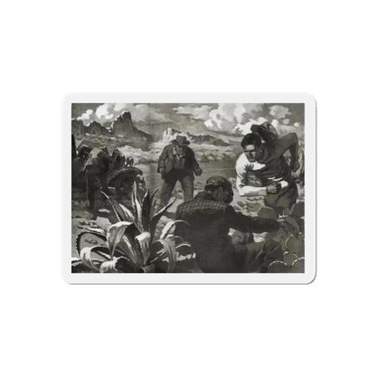 Beginning - Rockaby Brady (1), Liberty magazine, December 3, 1938 (Magazine Illustration) Refrigerator Magnet - The Sticker Space