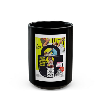 BEHIND LOCKED DOORS 1948 Movie Poster - Black Coffee Mug-15oz-The Sticker Space