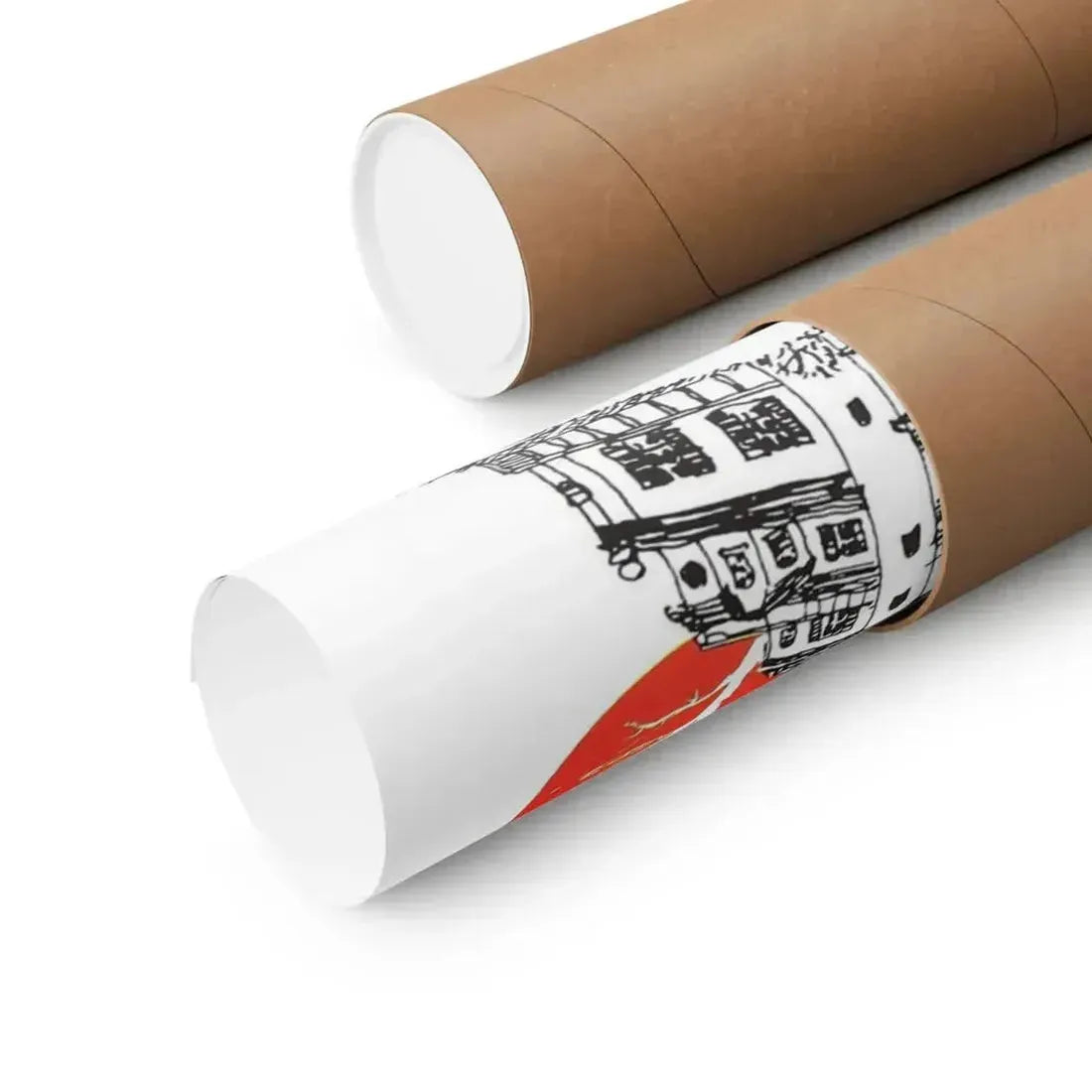 BEHIND LOCKED DOORS 1948 - Paper Movie Poster - The Sticker Space