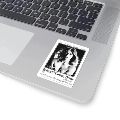 BEHIND THE GREEN DOOR 1972 Movie Poster - STICKER Vinyl Kiss-Cut Decal - The Sticker Space