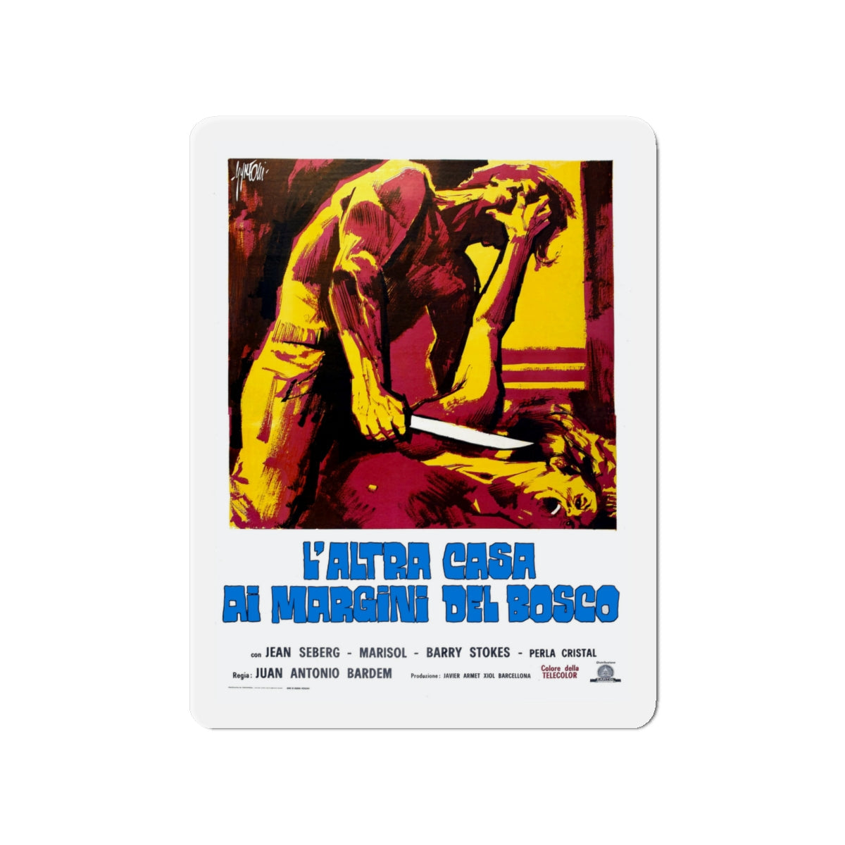 BEHIND THE SHUTTERS (THE CORRUPTION OF CHRIS MILLER) 1973 Movie Poster - Die-Cut Magnet-4" x 4"-The Sticker Space