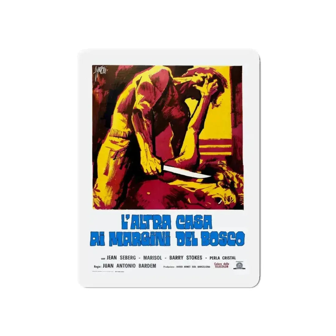 BEHIND THE SHUTTERS (THE CORRUPTION OF CHRIS MILLER) 1973 Movie Poster - Refrigerator Magnet - The Sticker Space