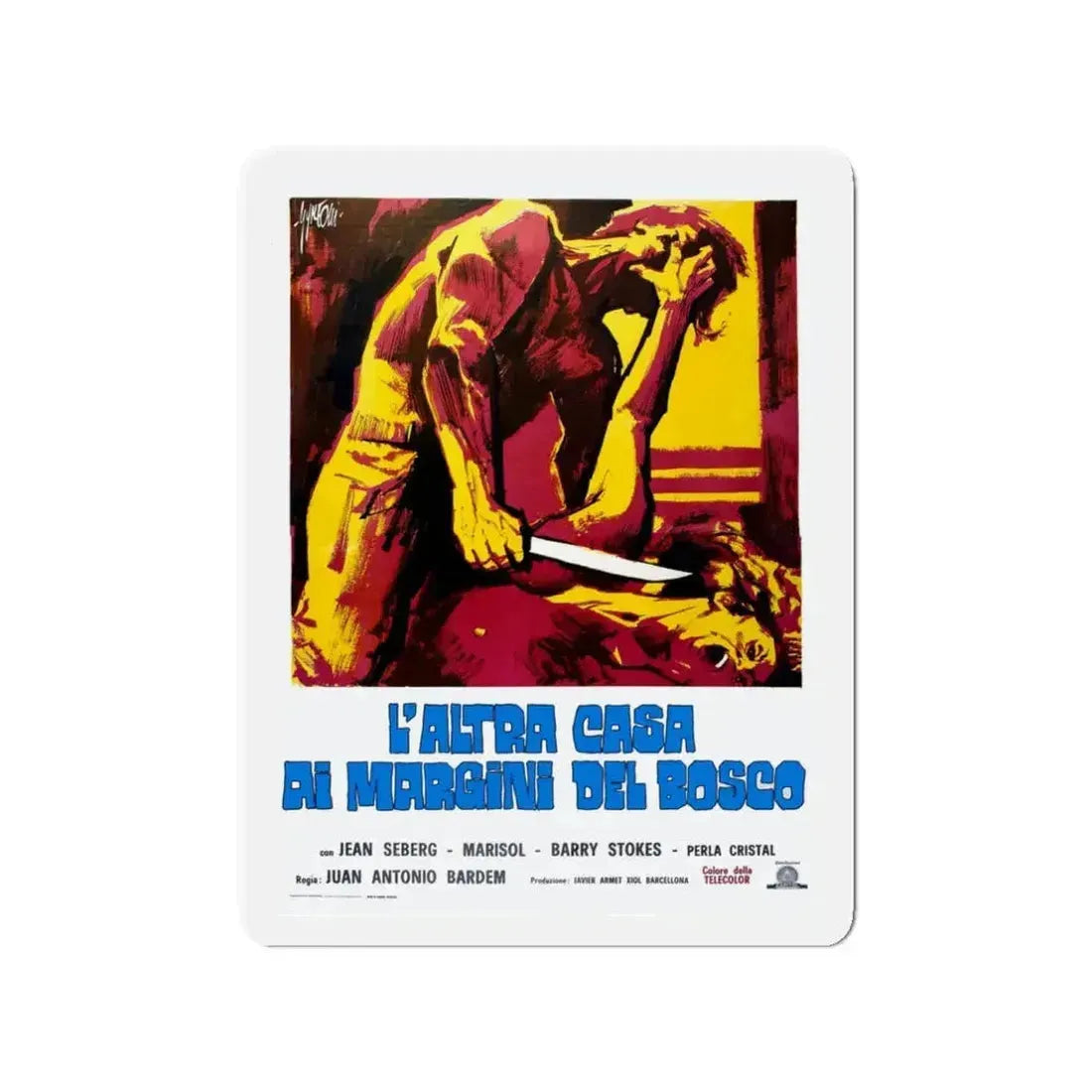 BEHIND THE SHUTTERS (THE CORRUPTION OF CHRIS MILLER) 1973 Movie Poster - Refrigerator Magnet - The Sticker Space