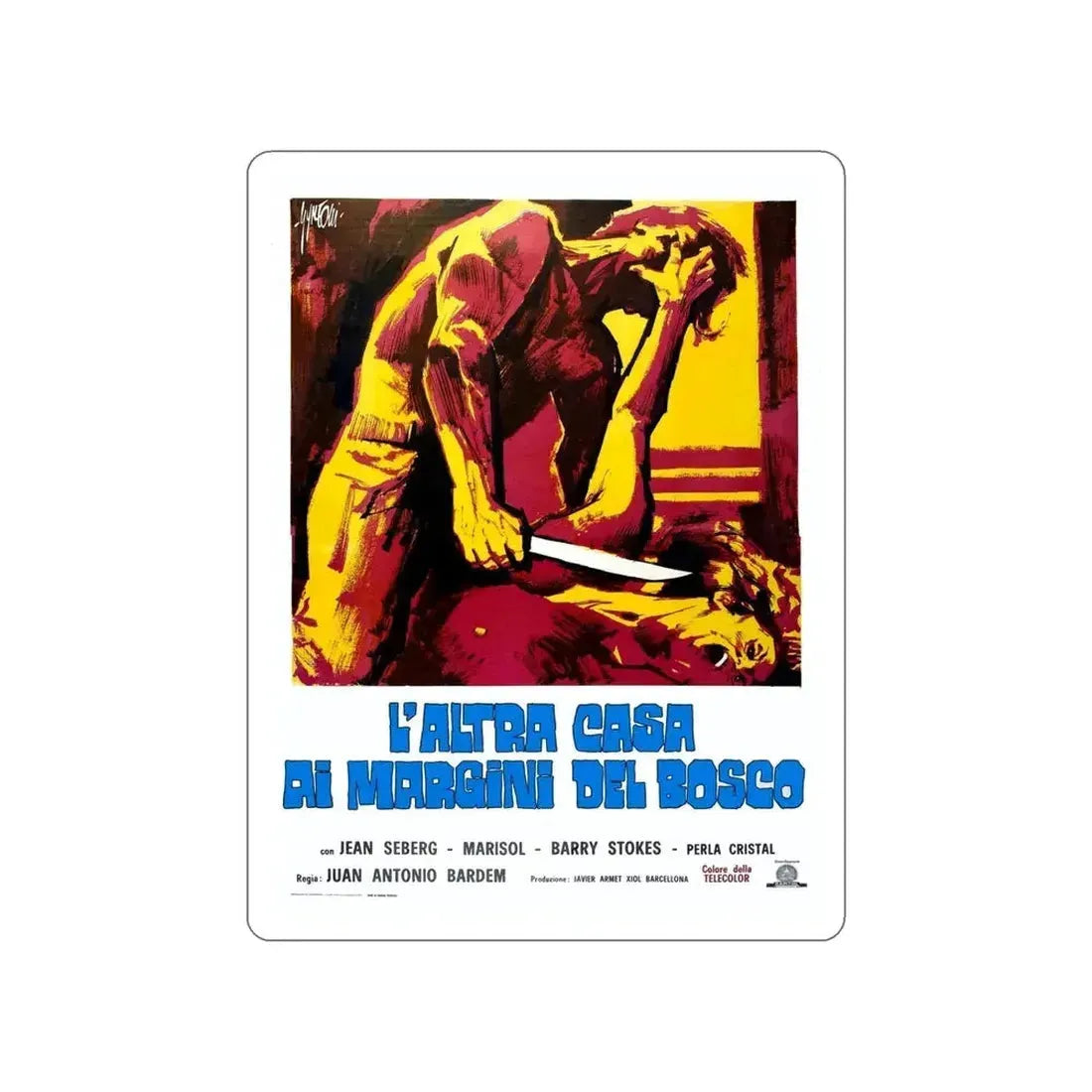 BEHIND THE SHUTTERS (THE CORRUPTION OF CHRIS MILLER) 1973 Movie Poster STICKER Vinyl Die-Cut Decal - The Sticker Space
