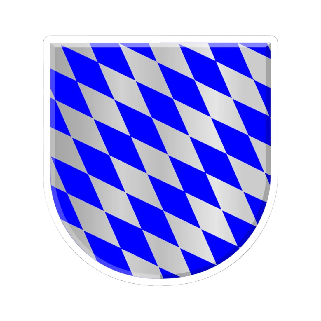 Beieren wapen (Germany) (Coat of Arms) STICKER Vinyl Kiss-Cut Decal 4 Inch White - The Sticker Space