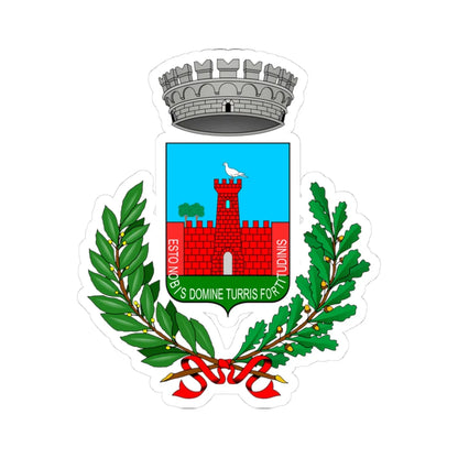 Beinette-Stemma (Italy) (Coat of Arms) STICKER Vinyl Kiss-Cut Decal 3 Inch White - The Sticker Space