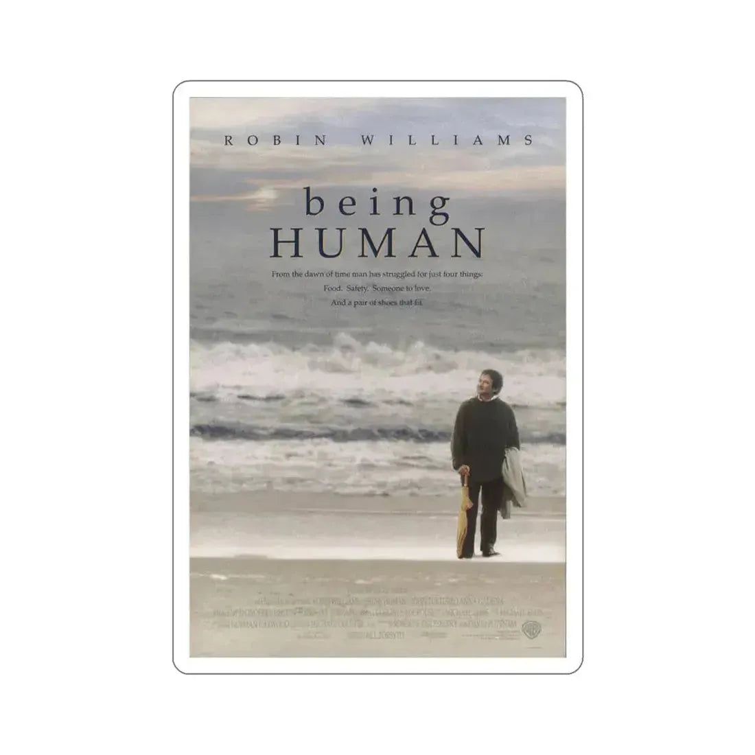 Being Human 1994 Movie Poster STICKER Vinyl Die-Cut Decal 3 Inch - The Sticker Space