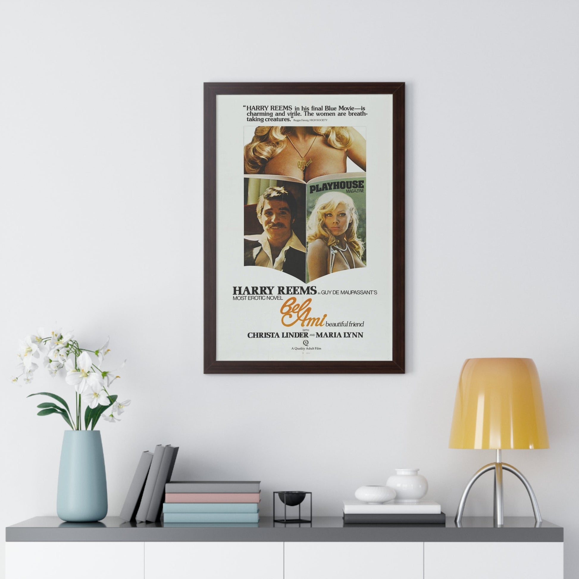 BEL AMI 1976 - Framed Movie Poster-The Sticker Space