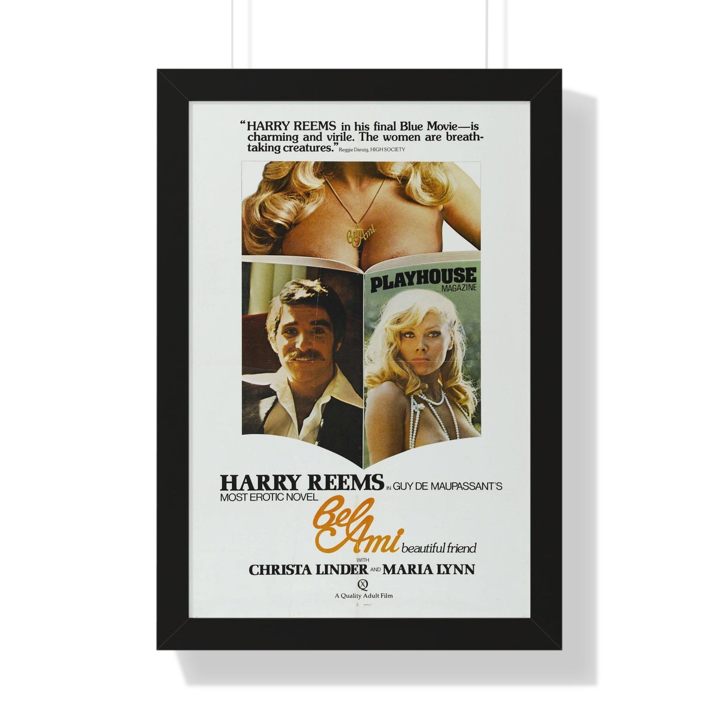 BEL AMI 1976 - Framed Movie Poster-16″ x 24″-The Sticker Space