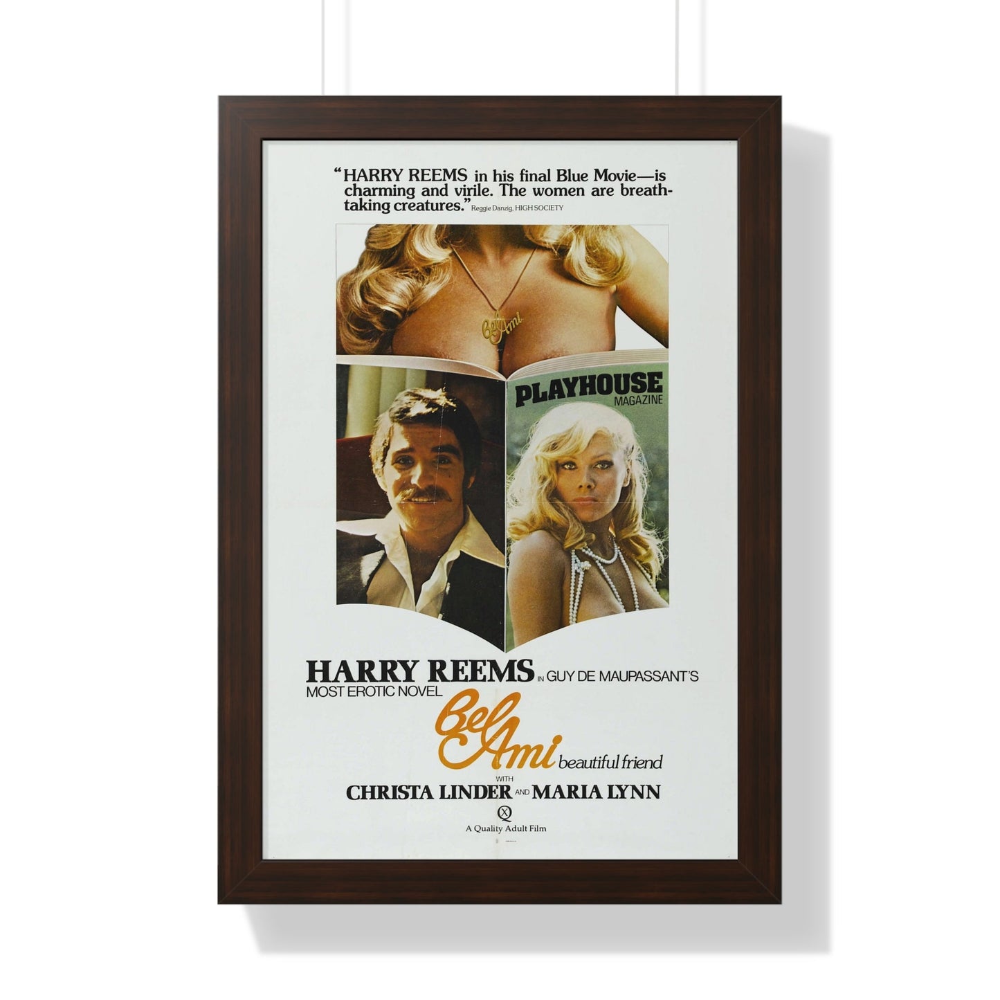 BEL AMI 1976 - Framed Movie Poster-16″ x 24″-The Sticker Space