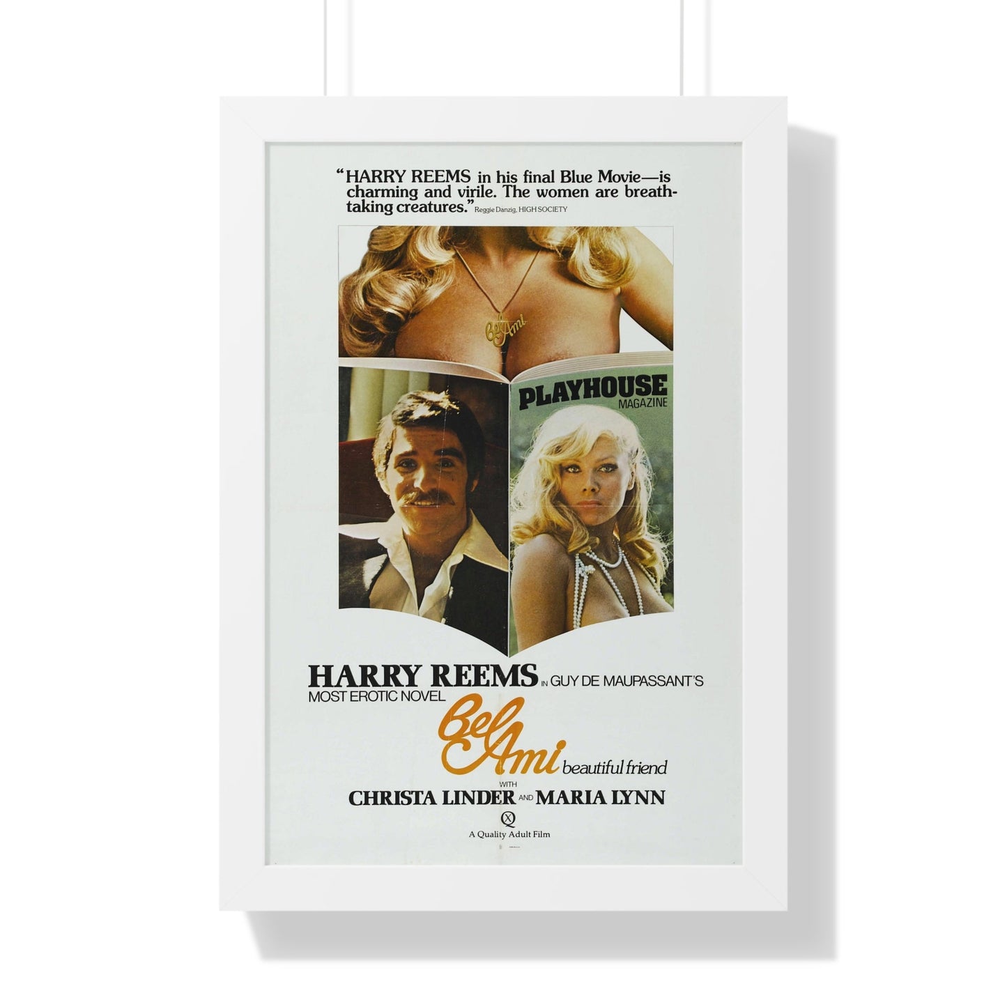 BEL AMI 1976 - Framed Movie Poster-16″ x 24″-The Sticker Space