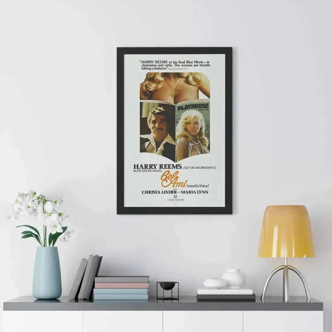 BEL AMI 1976 - Framed Movie Poster - The Sticker Space