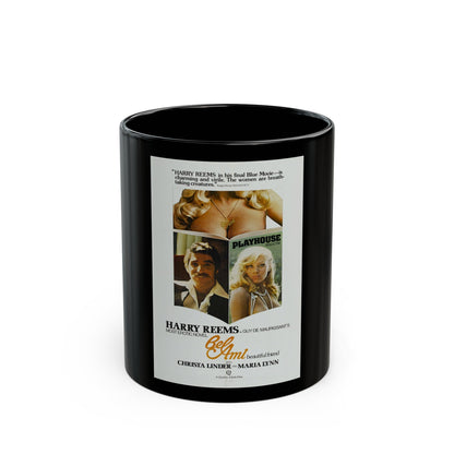 BEL AMI 1976 Movie Poster - Black Coffee Mug-11oz-The Sticker Space