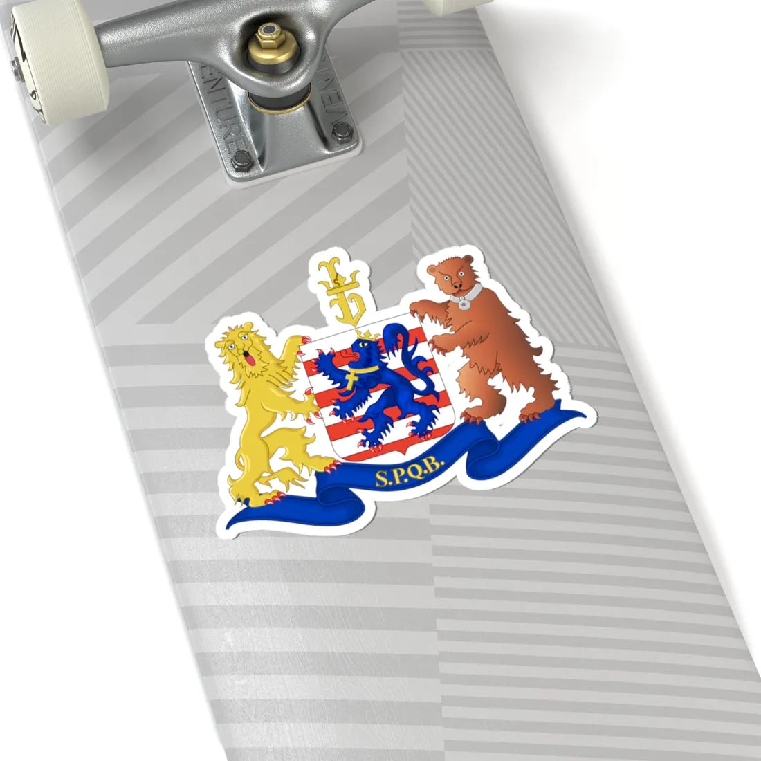 BEL COA Bruges (Belgium) (Coat of Arms) STICKER Vinyl Kiss-Cut Decal - The Sticker Space