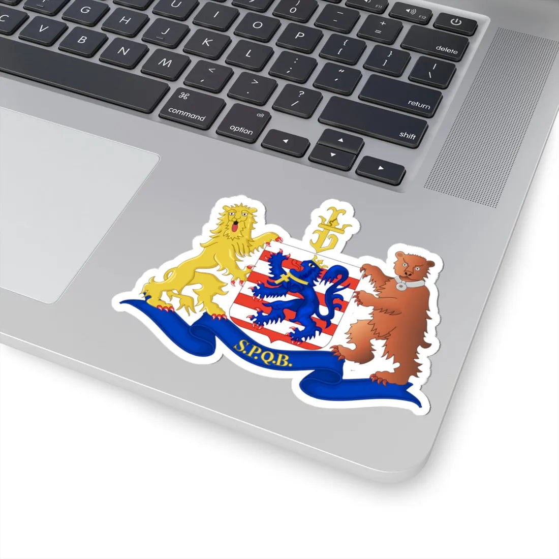 BEL COA Bruges (Belgium) (Coat of Arms) STICKER Vinyl Kiss-Cut Decal - The Sticker Space