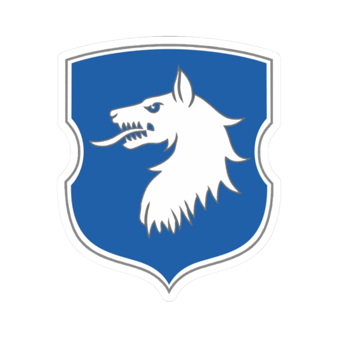 BEL COA Vaŭkavysk old (Belarus) (Coat of Arms) STICKER Vinyl Kiss-Cut Decal 2 Inch White - The Sticker Space