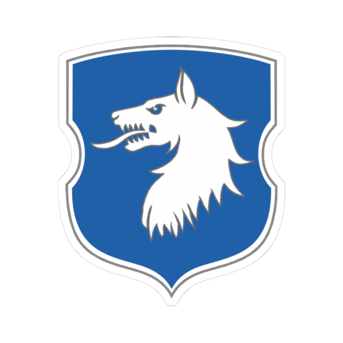 BEL COA Vaŭkavysk old (Belarus) (Coat of Arms) STICKER Vinyl Kiss-Cut Decal 3 Inch White - The Sticker Space