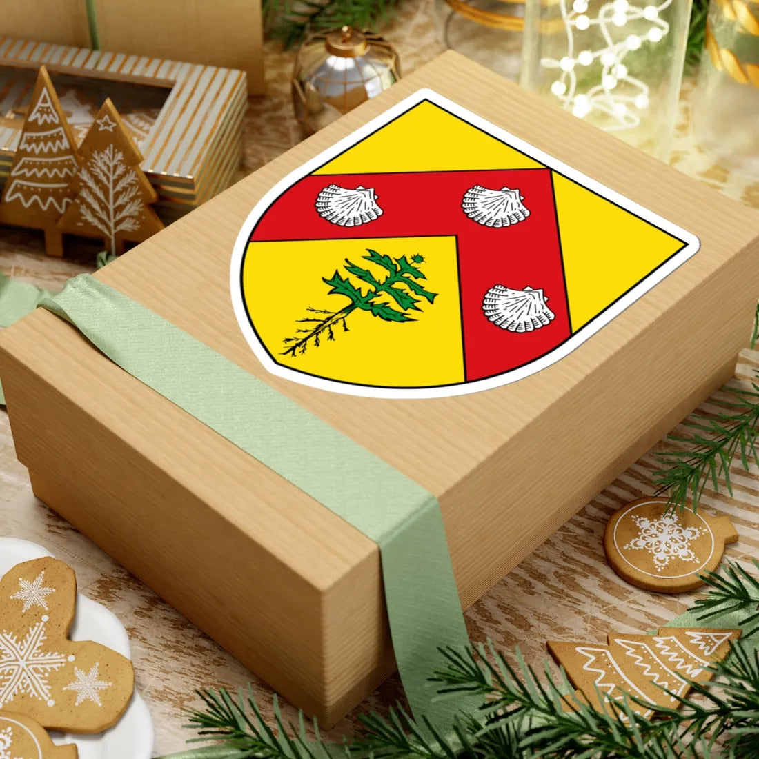 BEL Knokke-Heist COA (Belgium) (Coat of Arms) STICKER Vinyl Kiss-Cut Decal - The Sticker Space