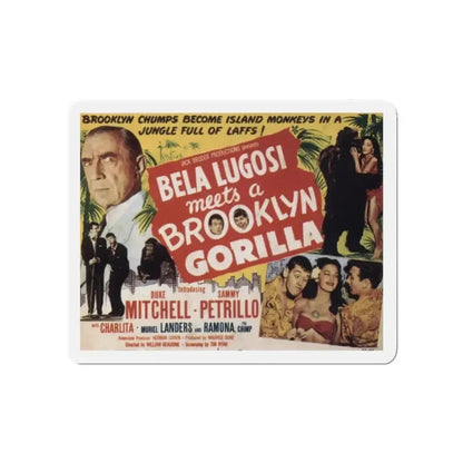 BELA LUGOSI MEETS A BROOKLYN GORILLA 1952 Movie Poster - Refrigerator Magnet - The Sticker Space