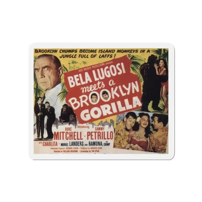 BELA LUGOSI MEETS A BROOKLYN GORILLA 1952 Movie Poster - Refrigerator Magnet - The Sticker Space
