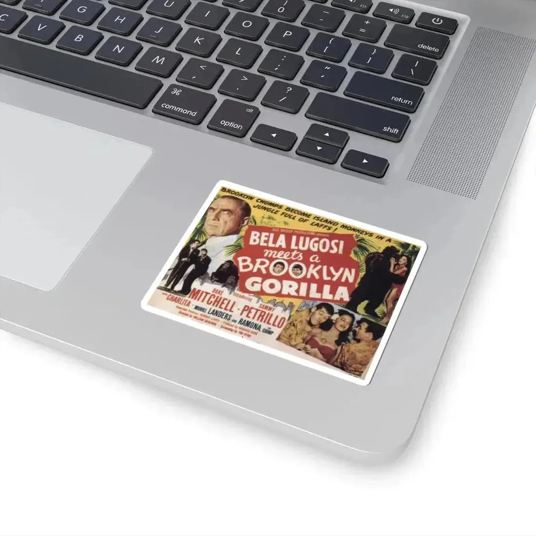 BELA LUGOSI MEETS A BROOKLYN GORILLA 1952 Movie Poster - STICKER Vinyl Kiss-Cut Decal - The Sticker Space