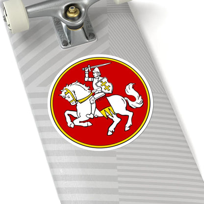 Герб БНР (Belarus) (Coat of Arms) STICKER Vinyl Kiss-Cut Decal - The Sticker Space