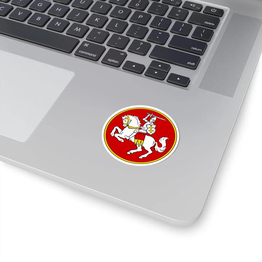 Герб БНР (Belarus) (Coat of Arms) STICKER Vinyl Kiss-Cut Decal - The Sticker Space
