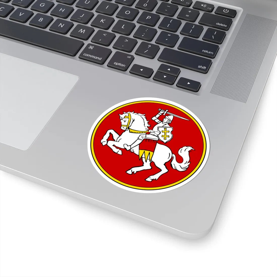 Герб БНР (Belarus) (Coat of Arms) STICKER Vinyl Kiss-Cut Decal - The Sticker Space