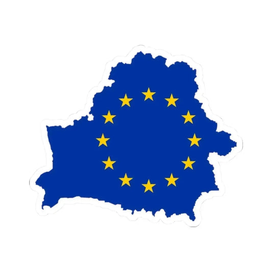 Belarus EU (Belarus) STICKER Vinyl Kiss-Cut Decal 2 Inch White - The Sticker Space