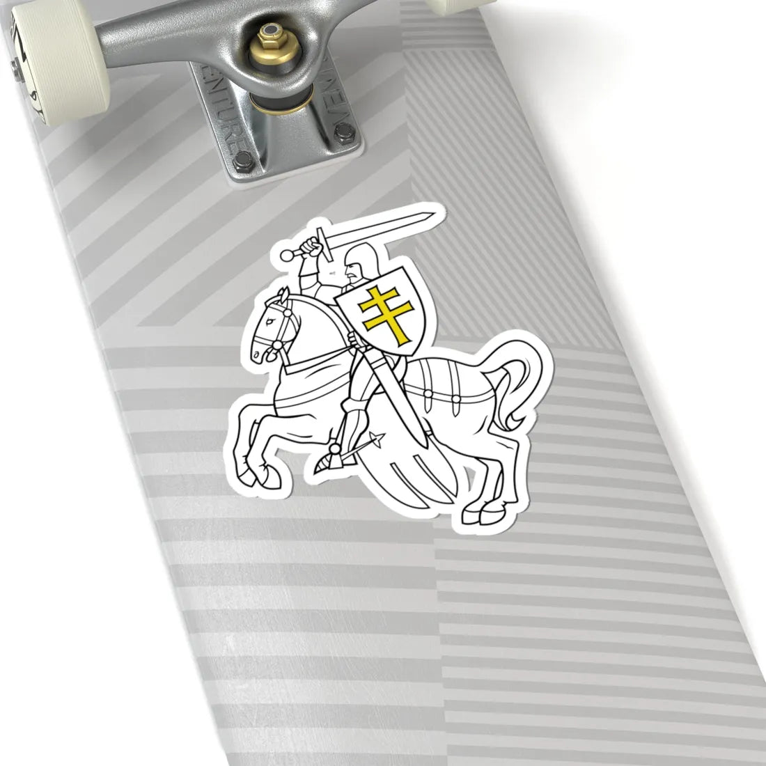 Belarus knight (Belarus) (Coat of Arms) STICKER Vinyl Kiss-Cut Decal - The Sticker Space