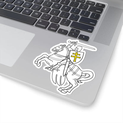 Belarus knight (Belarus) (Coat of Arms) STICKER Vinyl Kiss-Cut Decal - The Sticker Space