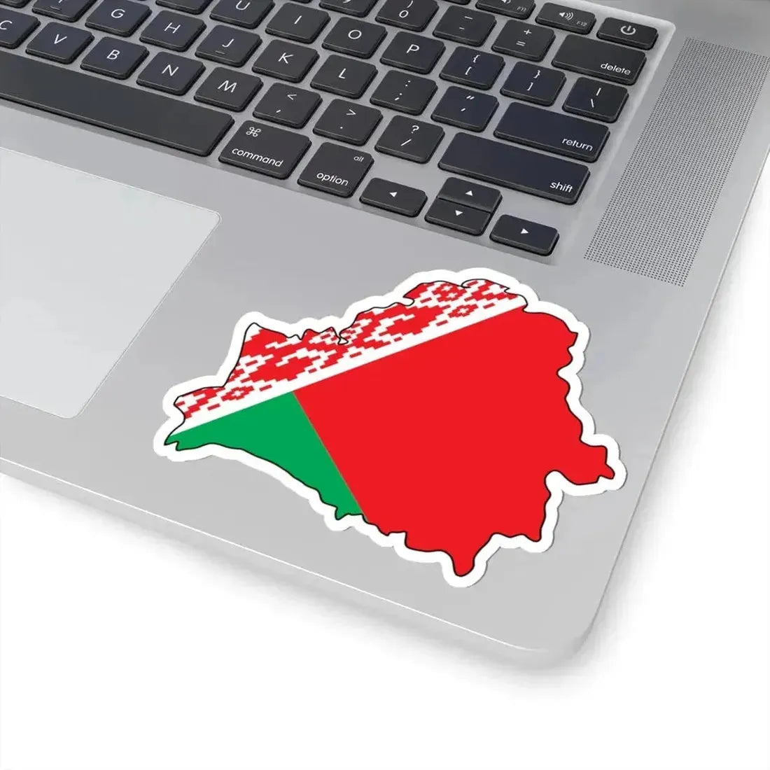 Belarus map and flag (Belarus) STICKER Vinyl Kiss-Cut Decal - The Sticker Space