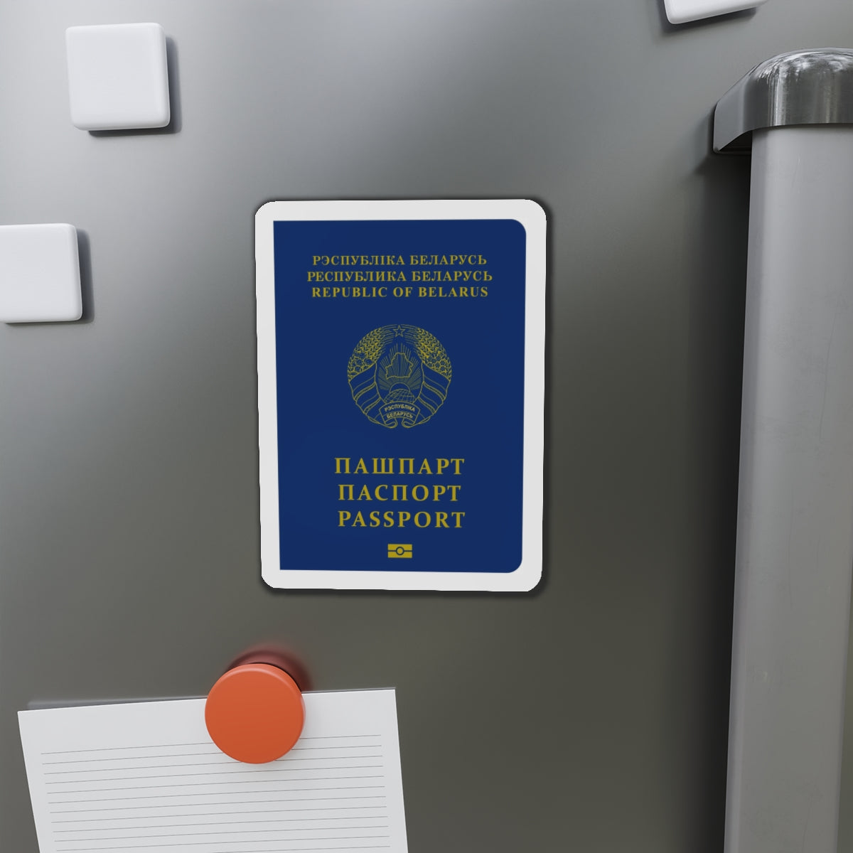 Belarus Passport - Die-Cut Magnet-The Sticker Space