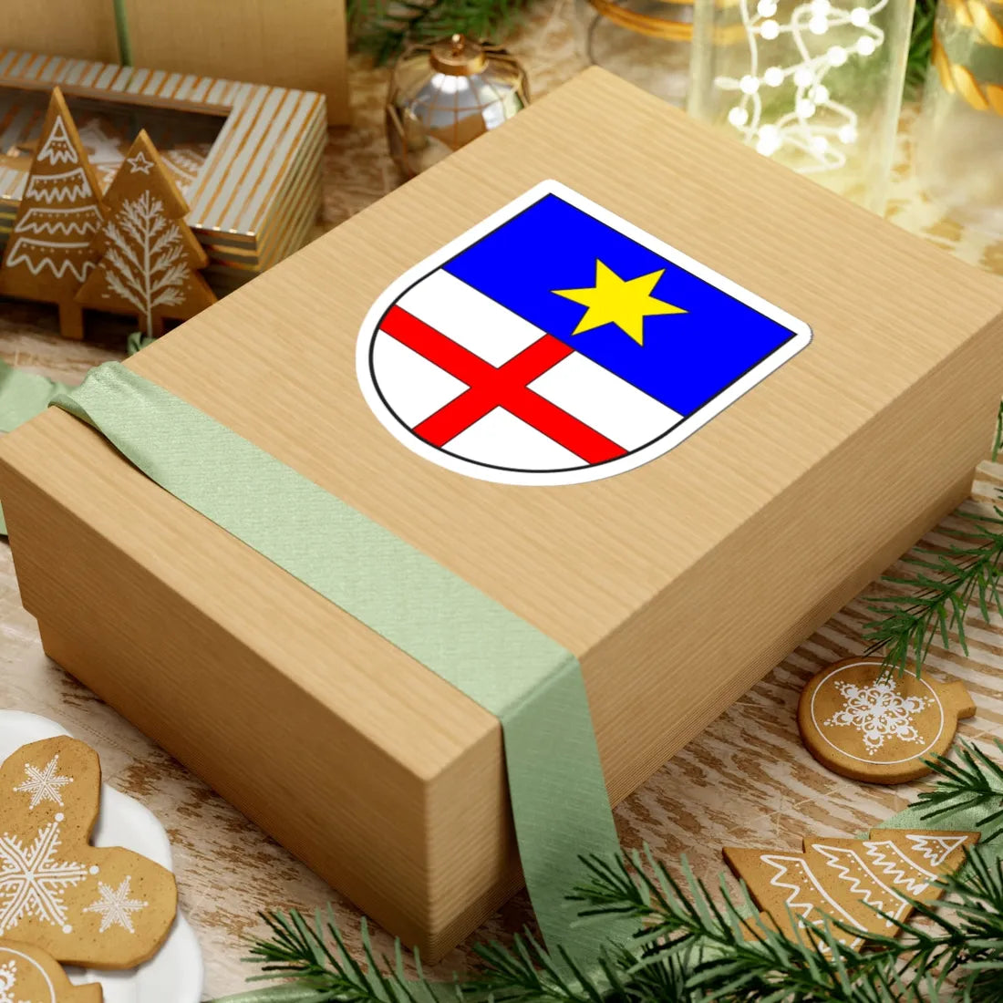 Belfort Kreis wappen (Switzerland) (Coat of Arms) STICKER Vinyl Kiss-Cut Decal - The Sticker Space