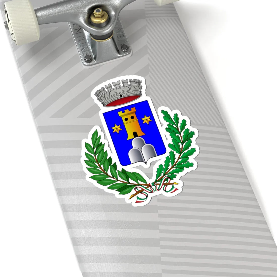 Belforte allIsauro-Stemma (Italy) (Coat of Arms) STICKER Vinyl Kiss-Cut Decal - The Sticker Space