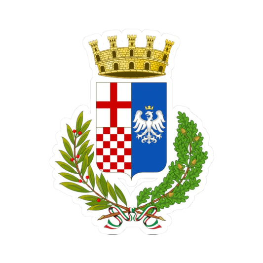 Belgioioso-Stemma (Italy) (Coat of Arms) STICKER Vinyl Kiss-Cut Decal 2 Inch White - The Sticker Space