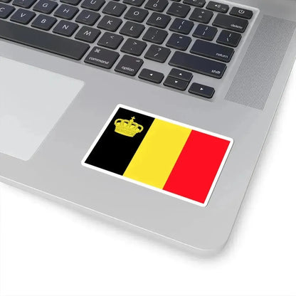 Belgium yacht ensign (Belgium) STICKER Vinyl Kiss-Cut Decal - The Sticker Space