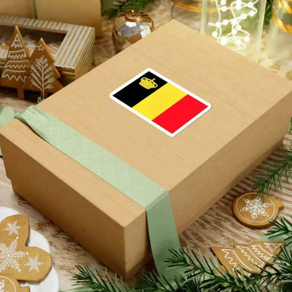 Belgium yacht ensign (Belgium) STICKER Vinyl Kiss-Cut Decal - The Sticker Space