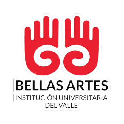 Bellas Artes Cali Logo (Colombia) (Coat of Arms) STICKER Vinyl Kiss-Cut Decal 2 Inch White - The Sticker Space