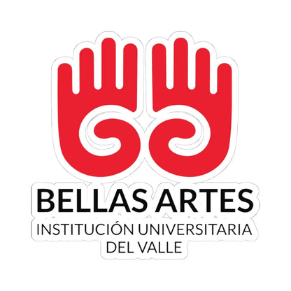 Bellas Artes Cali Logo (Colombia) (Coat of Arms) STICKER Vinyl Kiss-Cut Decal 4 Inch White - The Sticker Space