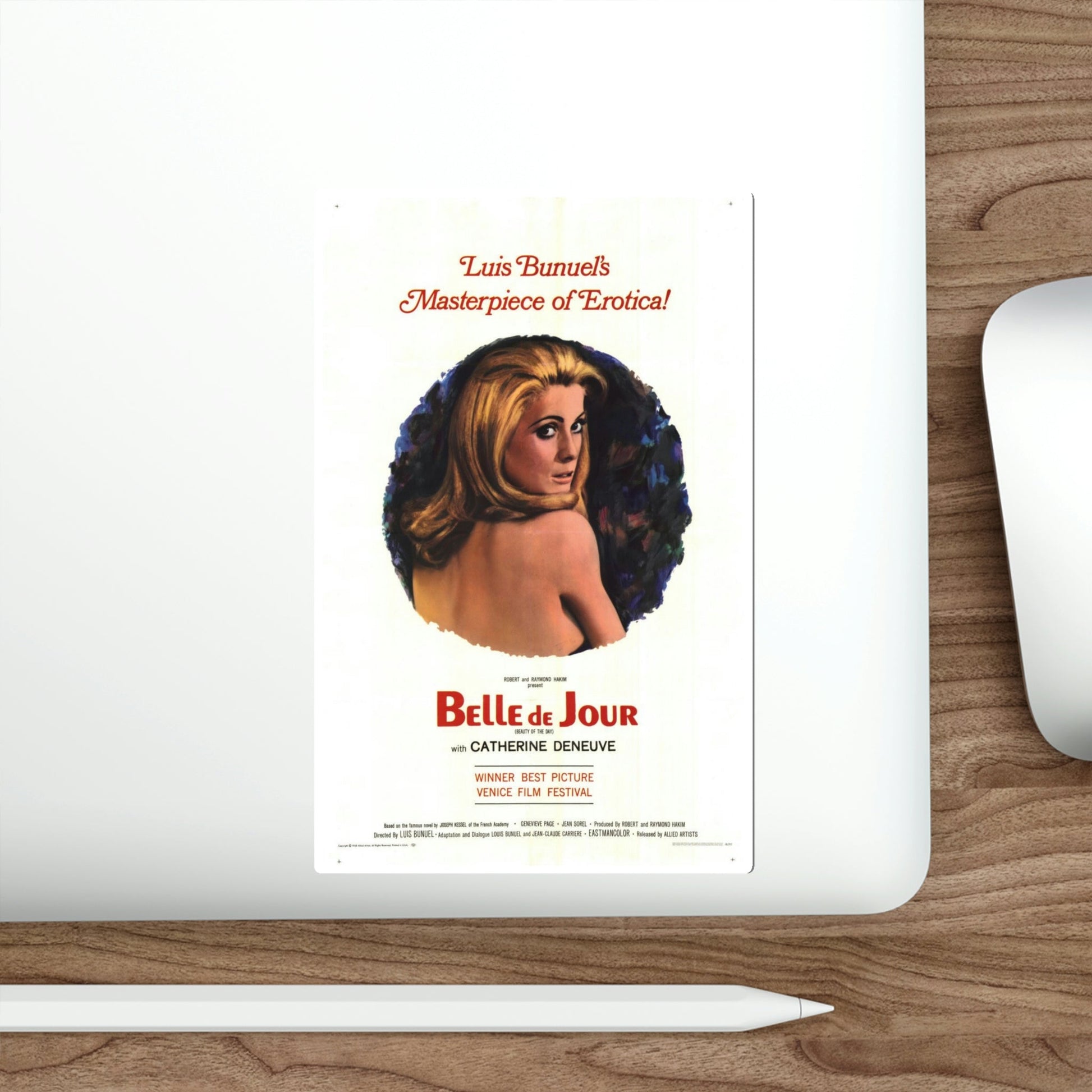 Belle de Jour 1967 Movie Poster STICKER Vinyl Die-Cut Decal-The Sticker Space