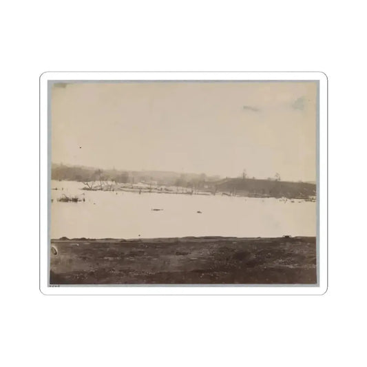 Belle Isle, James River, Richmond, Va., April, 1865 (U.S. Civil War) STICKER Vinyl Kiss-Cut Decal 2 Inch White - The Sticker Space