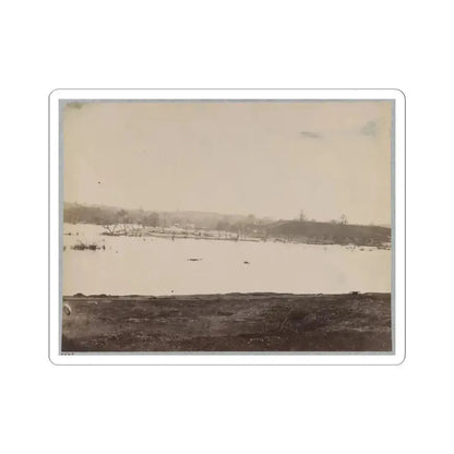 Belle Isle, James River, Richmond, Va., April, 1865 (U.S. Civil War) STICKER Vinyl Kiss-Cut Decal 4 Inch White - The Sticker Space