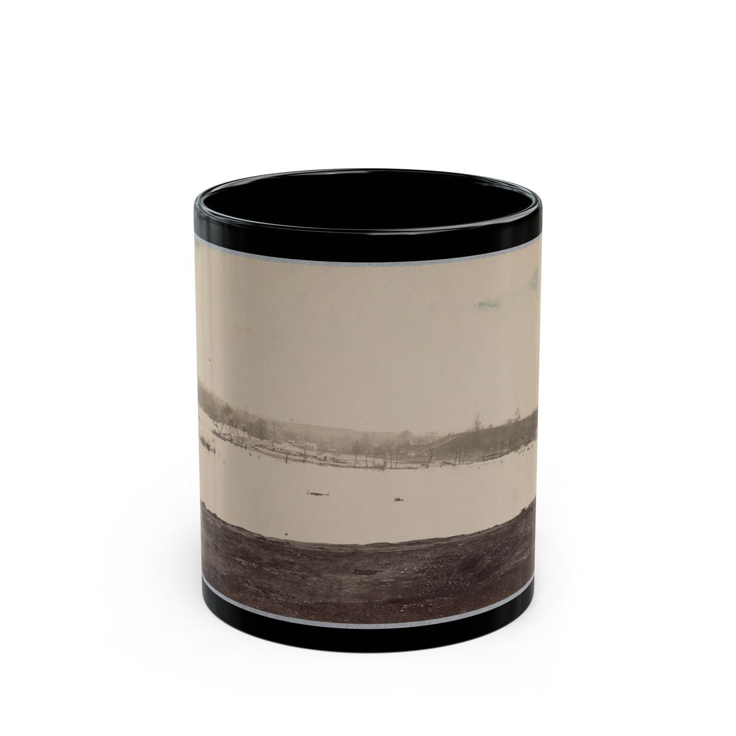 Belle Isle, James River, Richmond, Va., April, 1865 (U.S. Civil War) Black Coffee Mug