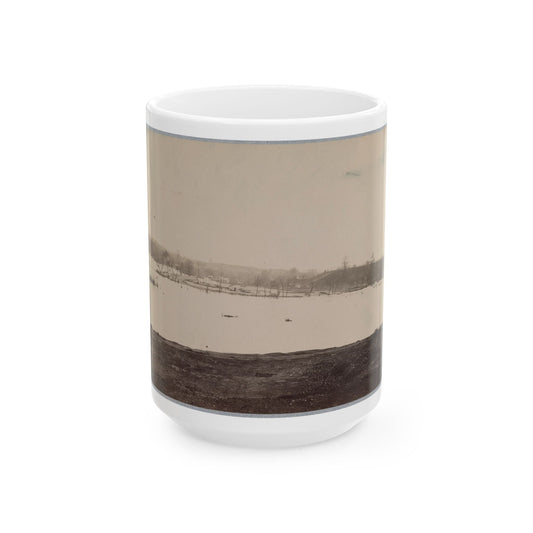 Belle Isle, James River, Richmond, Va., April, 1865 (U.S. Civil War) White Coffee Mug