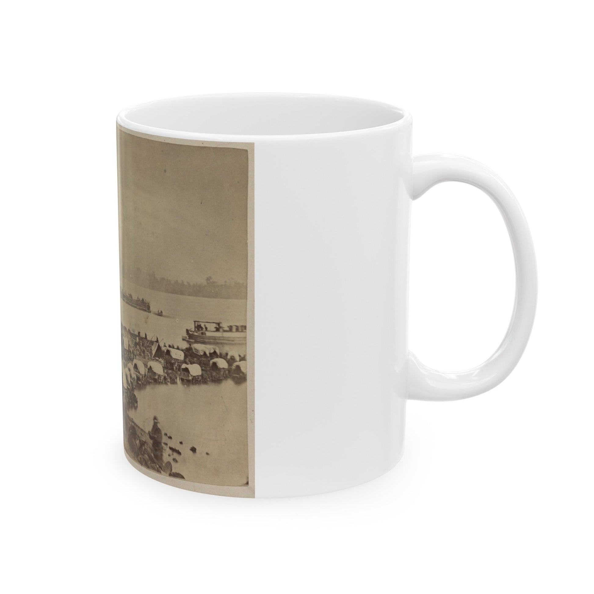 Belle Plain (1) (U.S. Civil War) White Coffee Mug-The Sticker Space