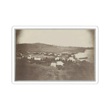 Belle Plain Landing, Va., Confederate Entrenchments on Hill 001 (U.S. Civil War) STICKER Vinyl Kiss-Cut Decal 4 Inch White - The Sticker Space