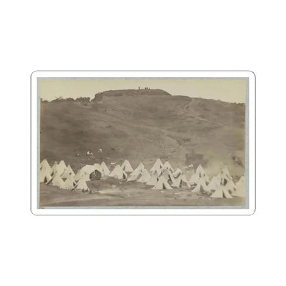 Belle Plain Landing, Va., Confederate Entrenchments on Hill (U.S. Civil War) STICKER Vinyl Kiss-Cut Decal 4 Inch White - The Sticker Space